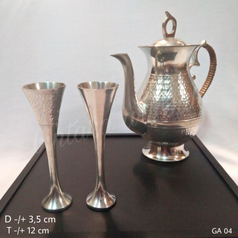 gelas cantik gelas minum gelas timah asli souvenir gelas cantik gelas antik