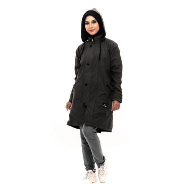 ANAPHA jaket wanita muslimah jaket parka syari syar i waterproof jaket parka wanita panjang