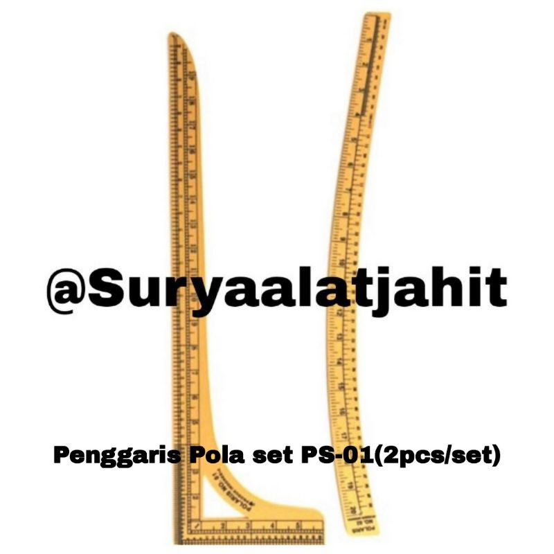 Penggaris PS-01 (Polaris 1&amp;2) 1set@2mcm =rp.8.500/1set