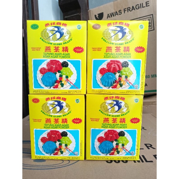 

Agar Agar Globe Swallow Aneka Warna 1 sachet