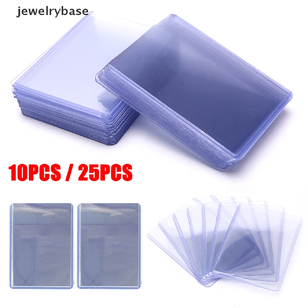 (jewelrybase) 10 / 25PCS Top Loader Board Game 35PT Ukuran 3X4 &quot;