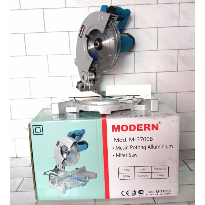 Miter Saw Modern M3700B Mesin Potong Aluminium Besi Kayu Modern M-3700B