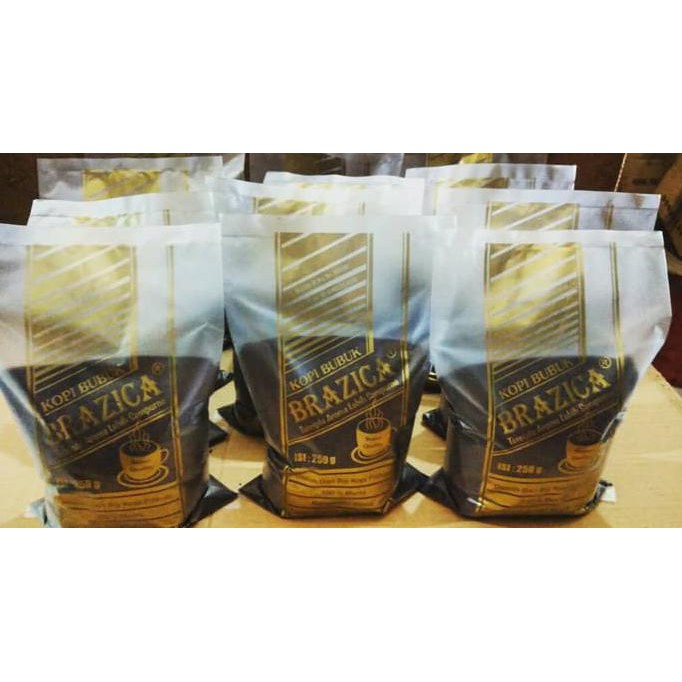 

Kopi Bubuk Robusta Lampung 1 Kg "Brazica" Gold Quality Terbaru