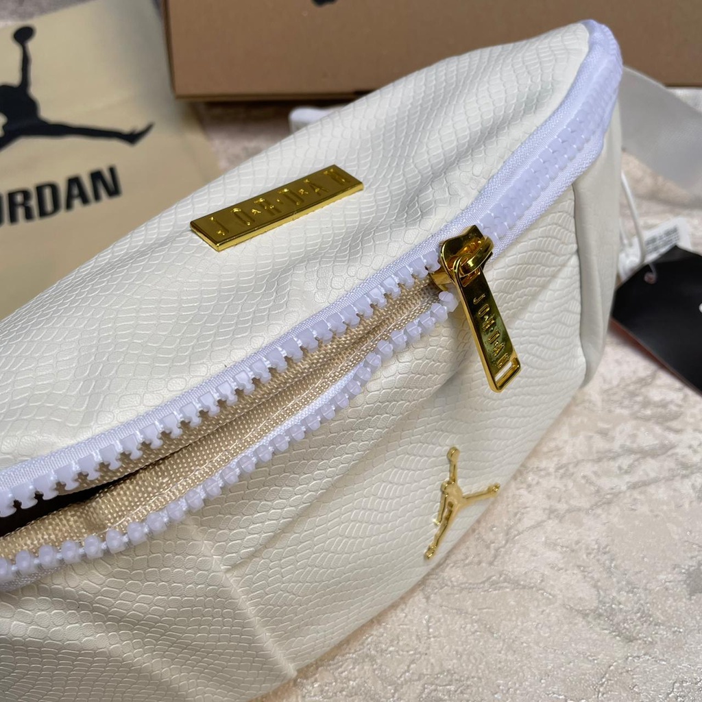 Air Jordan Waistbag Regal Gold FULLSET / Tas Jordan Tas Selempang Tas Pria Tas Wanita