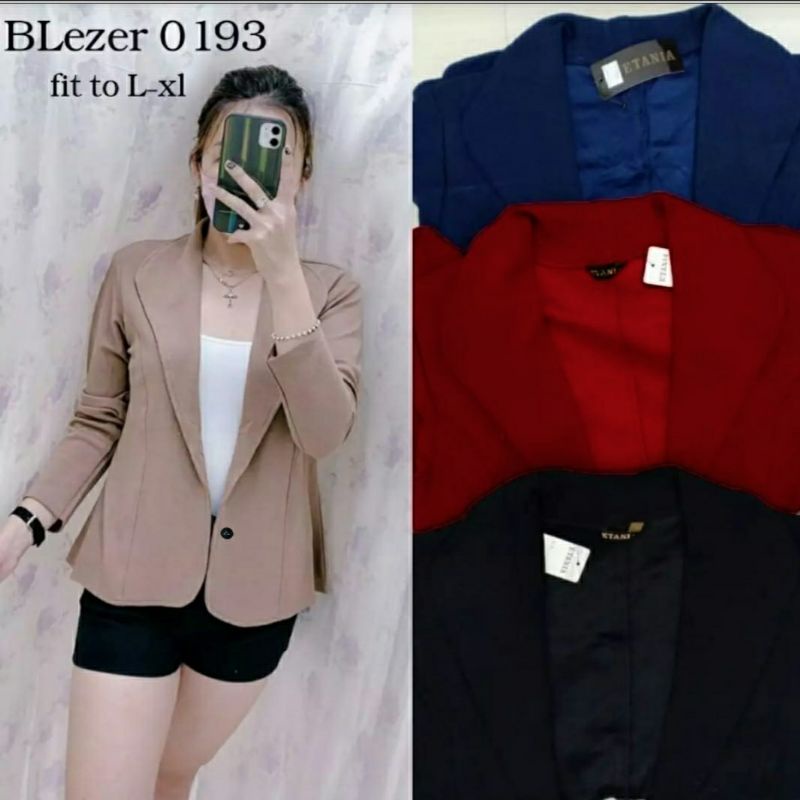 BLAZER ARETA LENGAN PANJANG FIT L-XL