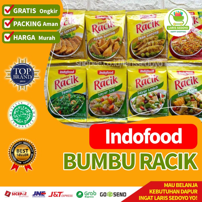 

Bumbu Racik Indofood Praktis Siap Pakai Banyak Varian