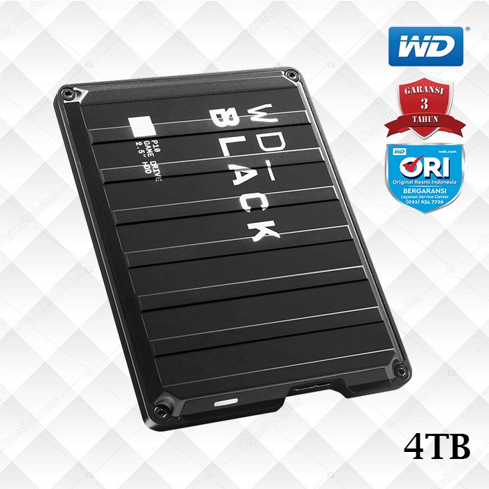 WD Black P10 4TB Game Drive - Hardisk Eksternal Gaming