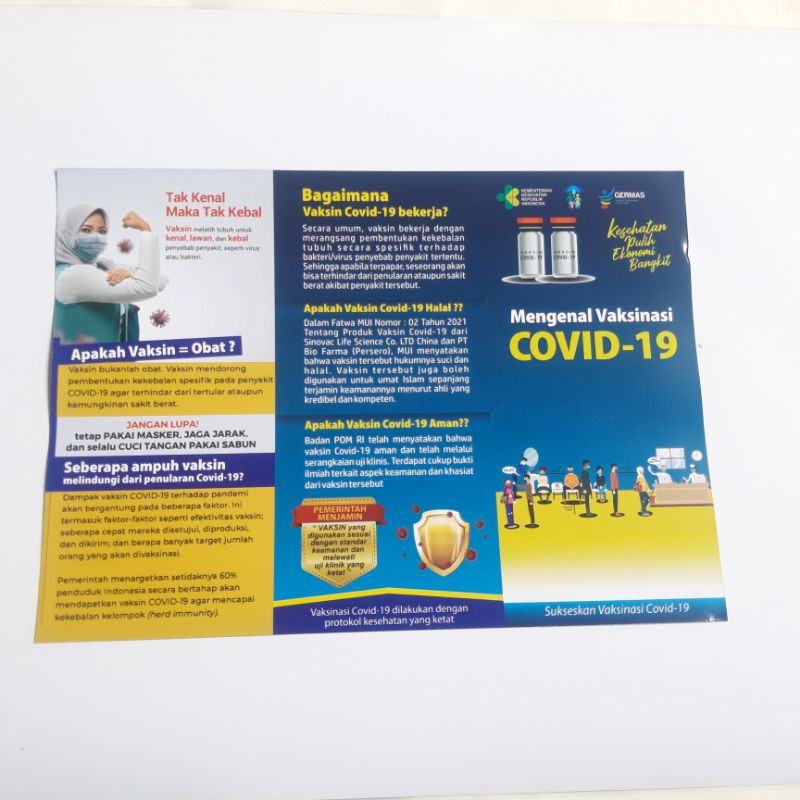 Leaflet Mengenal Vaksinasi Covid-19
