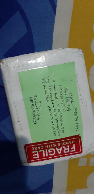 Kotak Cincin Kawin Kayu Akrilik (bantalan Burlap) / Wooden Acrylic Wedding Ring Box