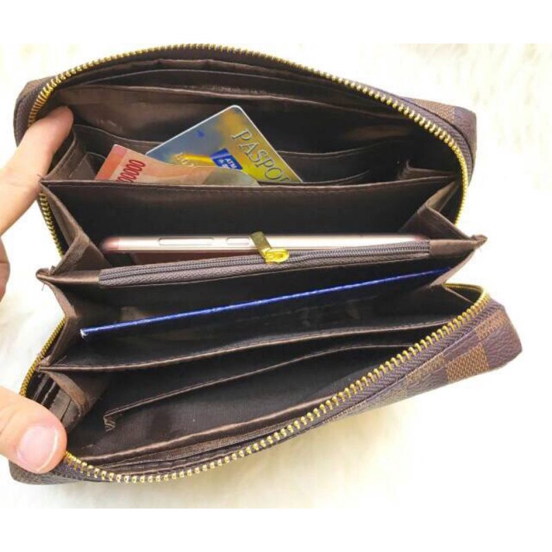 Dompet wanita HPO/BBO  corak bunga,kotak kotak