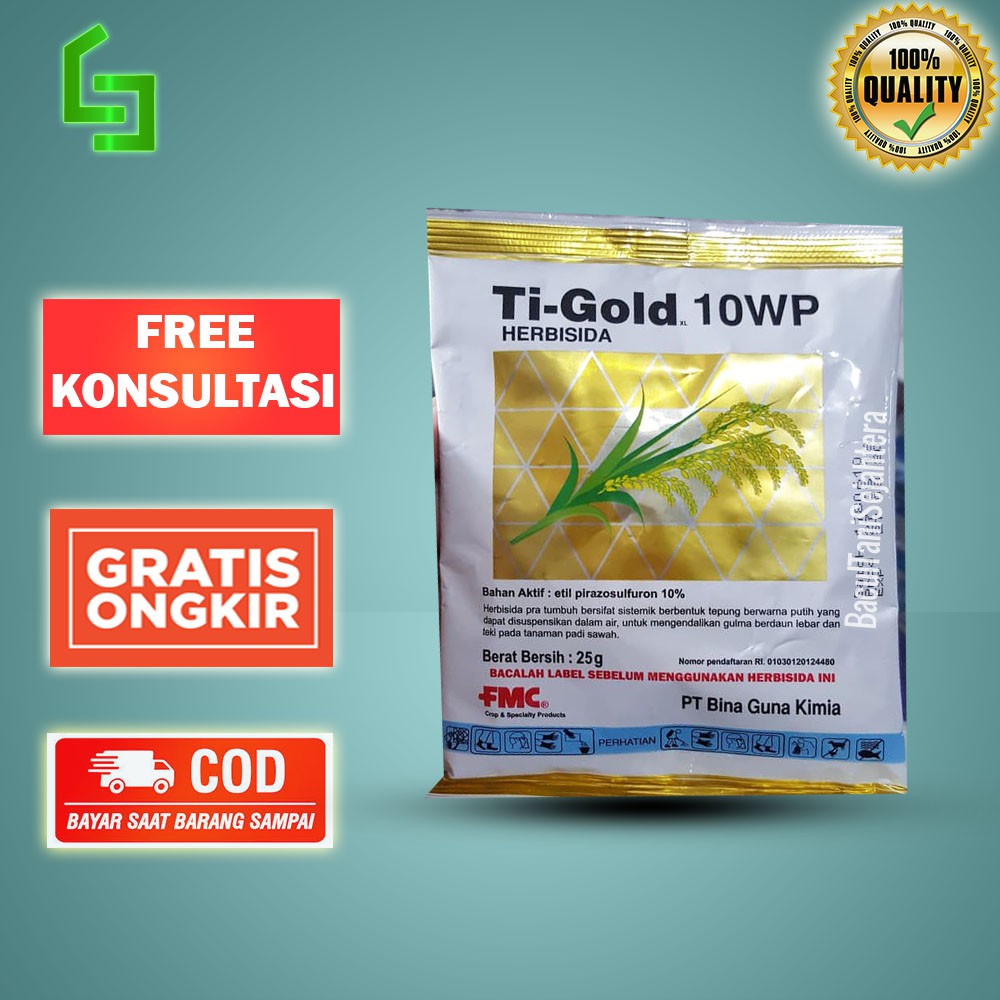 TI-GOLD TI GOLD TIGOLD 10 WP 25 GRAM HERBISIDA