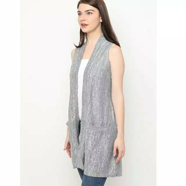 Twisty Vest Cardi Tanpa Lengan/Cardigan Yukensi