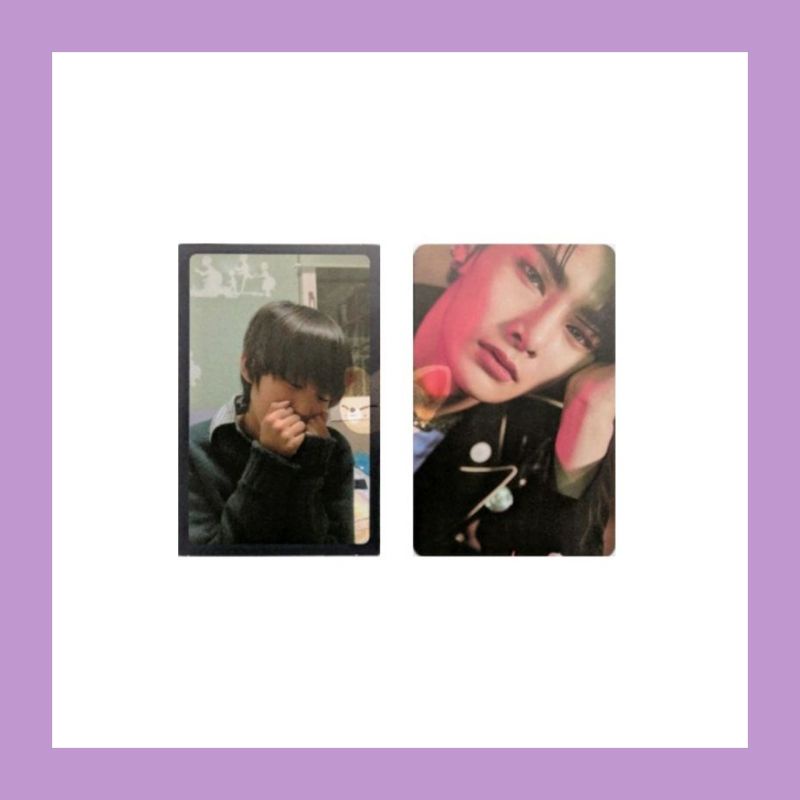 [BOOKED] PHOTOCARD CHANGBIN CHILDHOOD & JEONGIN CONCEPT IN LIFE STRAY KIDS