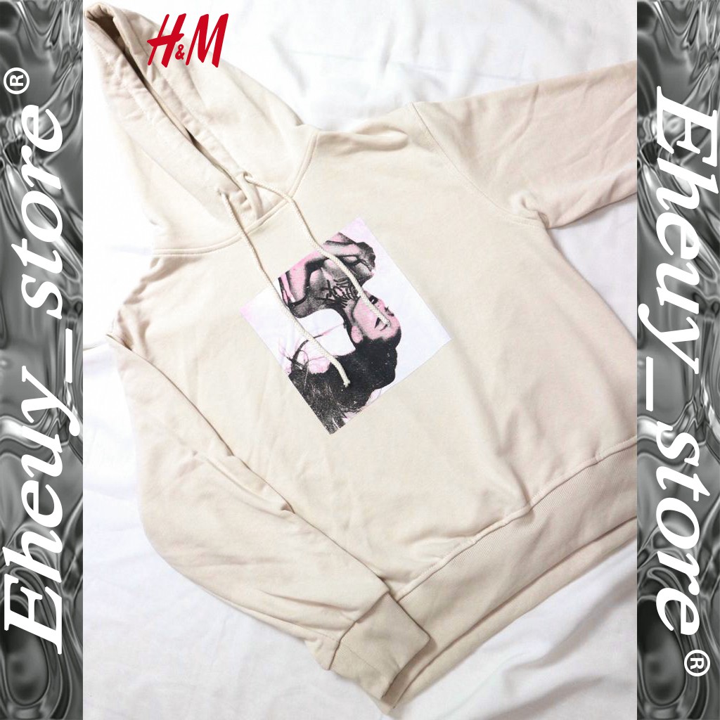 Hoodie ariana grande h&amp;m hoodie ariana ungu hnm