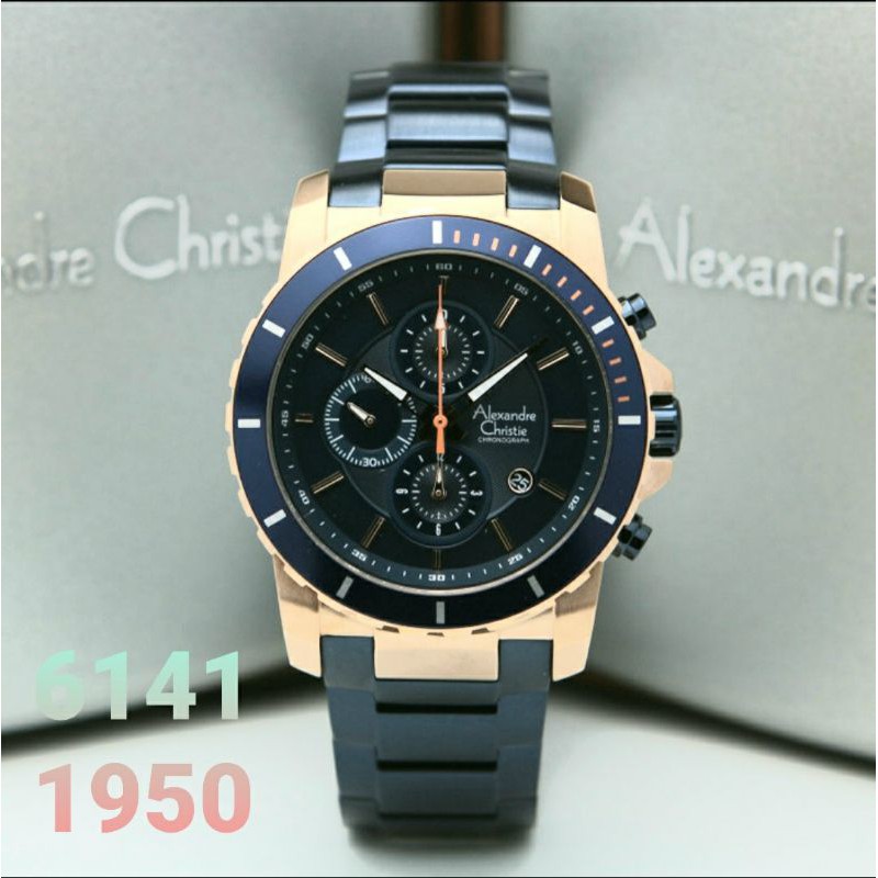 WARNA BARU  AC6141 Blue rosegold / AC 6141 men original