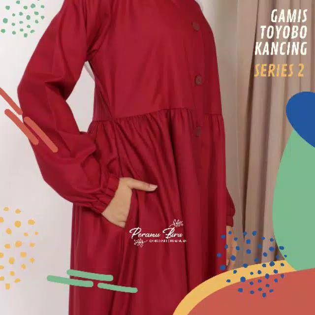 Gamis toyobo kancing Ukuran M
