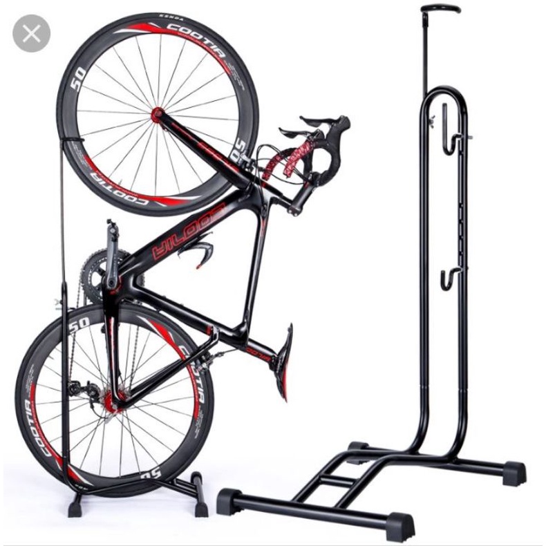 Jual STANDING BIKE STAND BICYCLE STAND FLOOR PADDOCK SEPEDA 3 IN 1