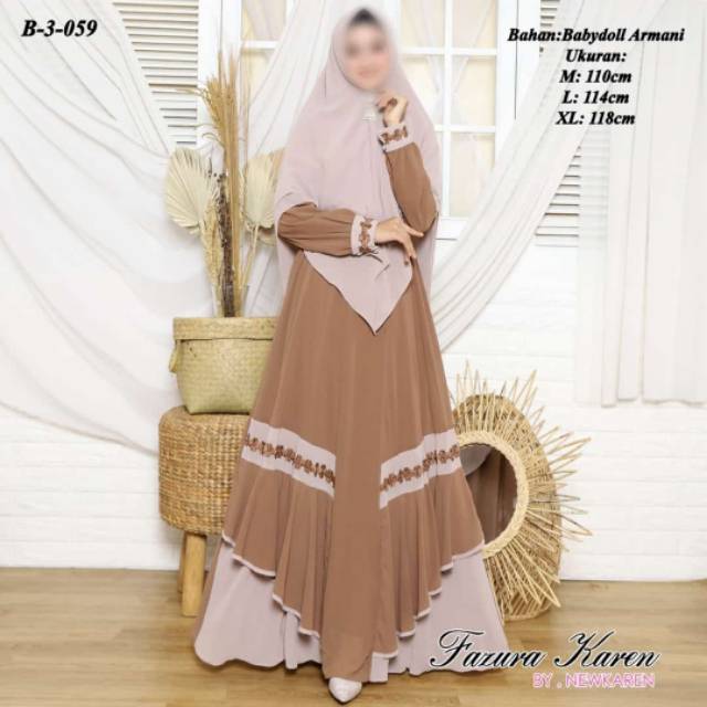 Gamis Fazura Karen