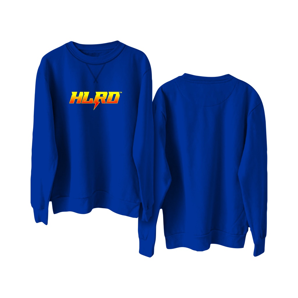 Holyrider Sweter Basic Print Gradasi HLRD || Crewneck sweatshirt sablon DTF  size M - XXL ( Pria &amp; Wanita )