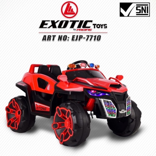 Mobil Aki Exotic EJP7710 Battery 12V 7Ah Remote Control & Manual