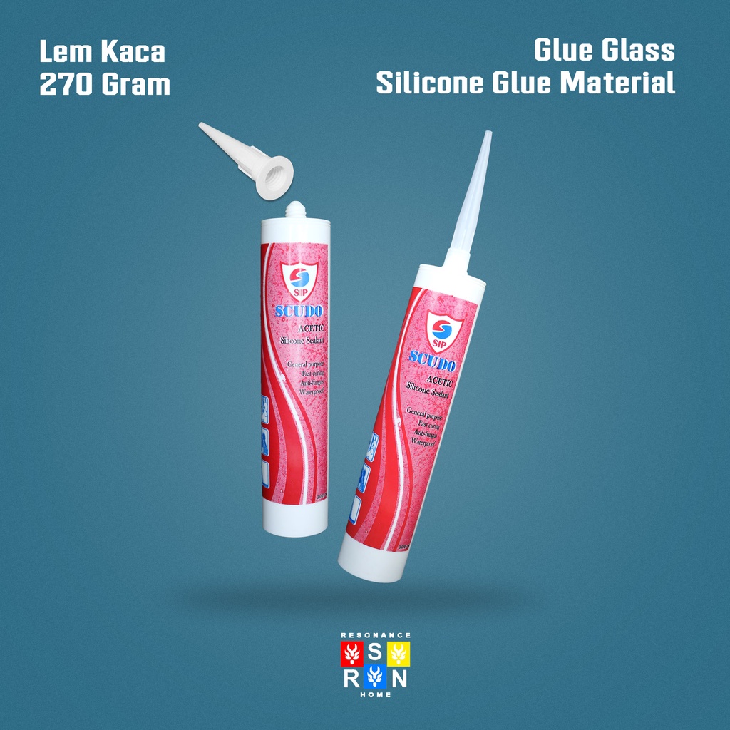 Lem Kaca Aquarium Clear l Lem Botol Sealant Silicone Resonance Home