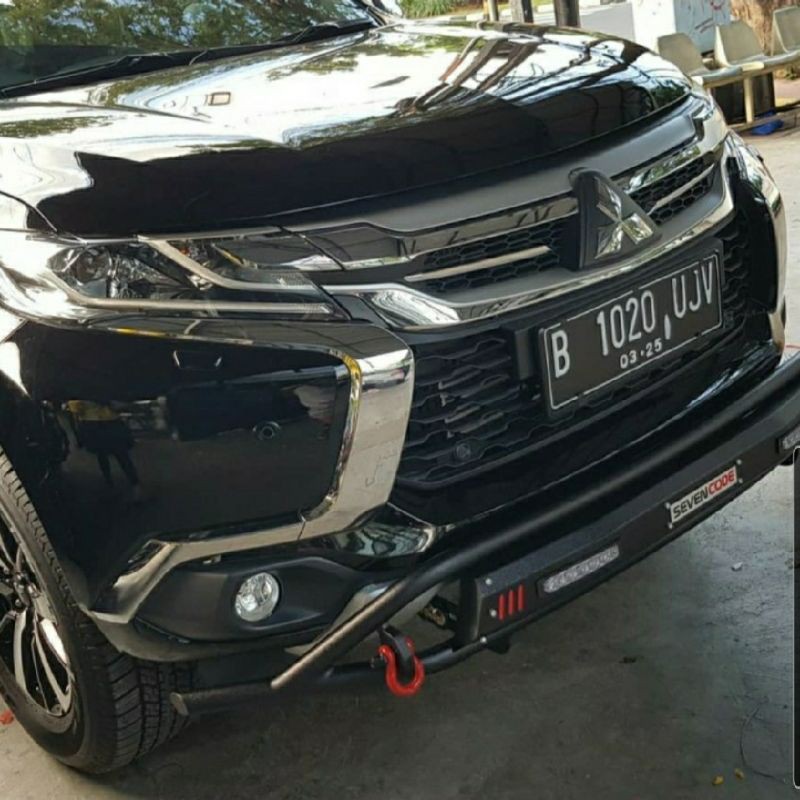 pengaman bemper all new pajero sport 2016 - 2021