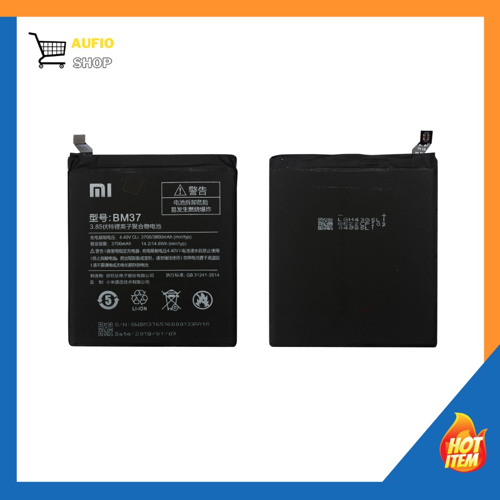 Baterai Xiaomi Mi5s+ / BM37 Original