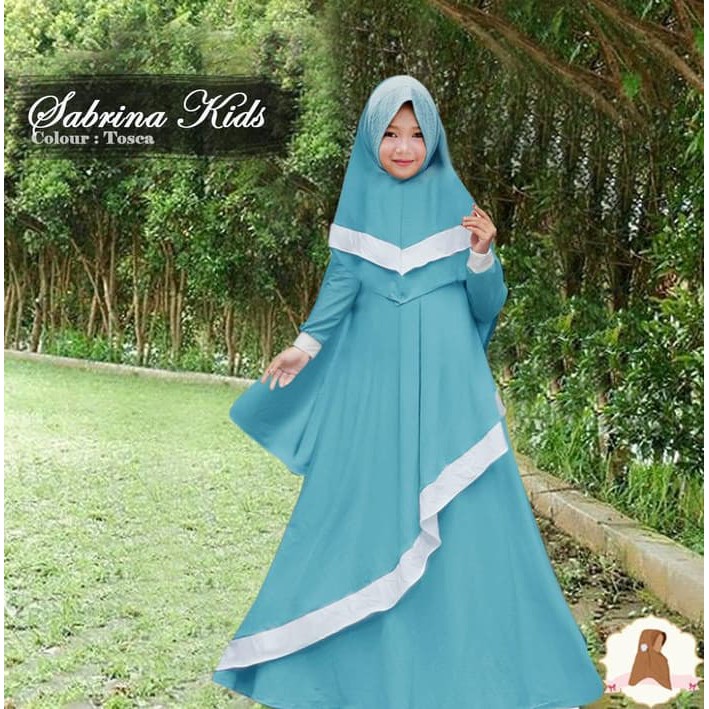 SABRINA SYARI KIDS (EP) BAJU MUSLIM ANAK PEREMPUAN KEKINIAN JAMAN NOW