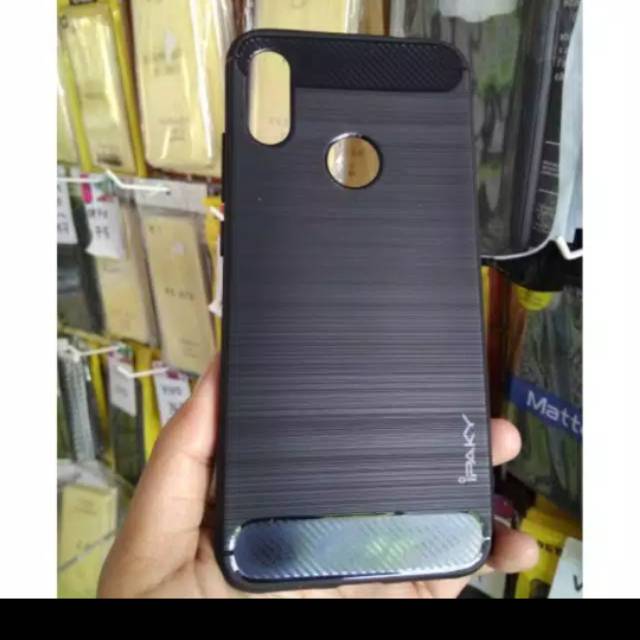 CASE XIAOMI REDMI 7 CARBON IPAKY FIBER  SOFTCASE REDMI 7 XIAOMI