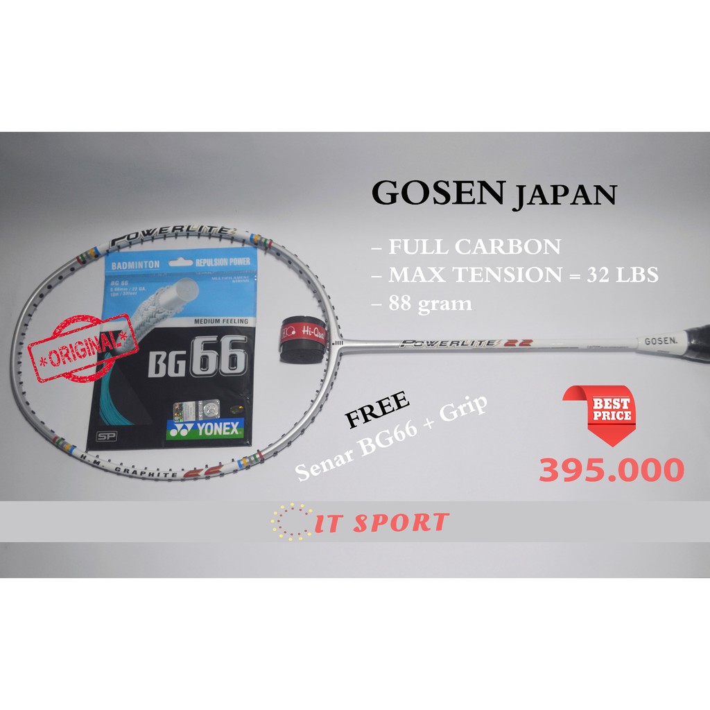Set Raket Badminton New GOSEN Original | Racket Bulutangkis Gosen Ori Murah Berkualitas