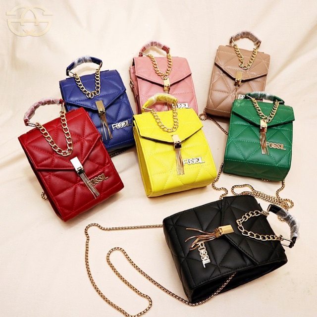 Tas Selempang BoBo Bordir Segi Hp 6728 SlingBag HandPhone Terbaru Grosir Murah Fashion Korea Andin THR