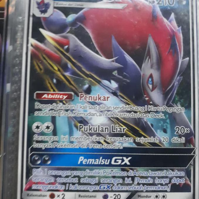 Pokemon Tcg-Zoroark Gx (Td) - Termurah 