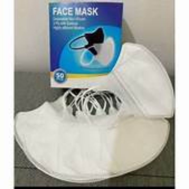 Masker Duckbill 1box 50 pcs / Masker Duckbill Garis 50pcs