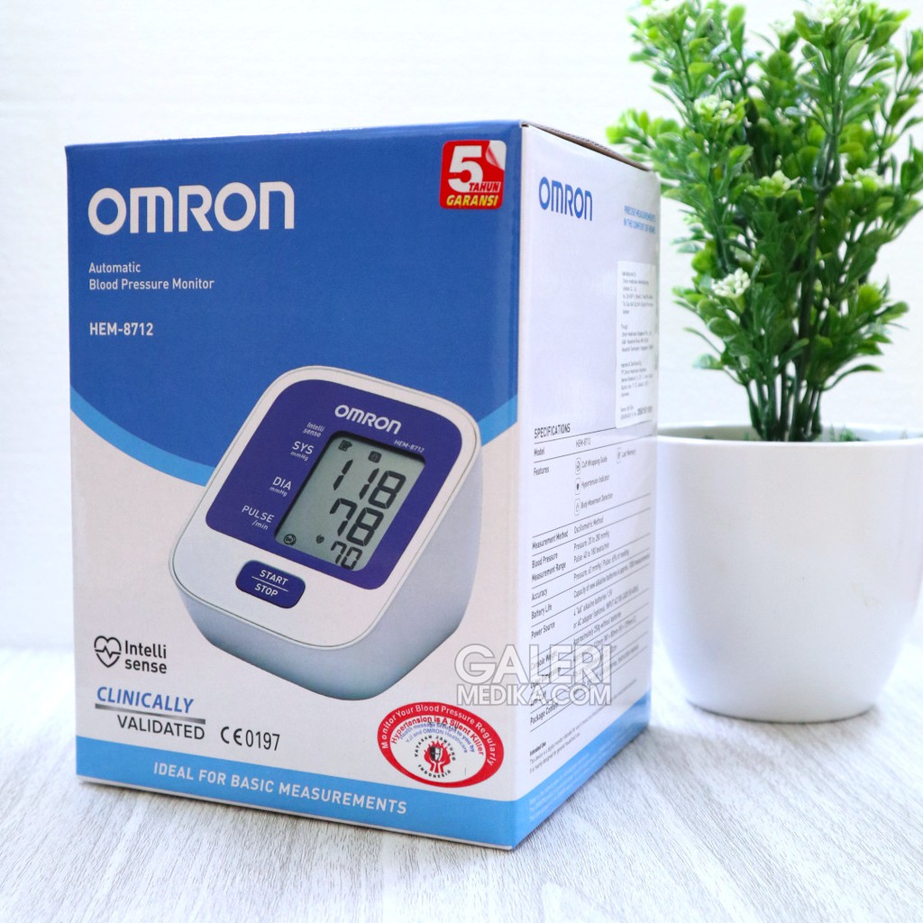 Omron HEM 8712 / HEM8712 / HEM-8712 Tensimeter Digital Lengan - Alat Ukur Tekanan Darah