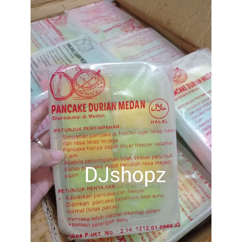 

Pandur Medan box durian pancake