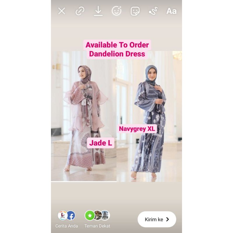 Dandelion Dress Vanilla Hijab