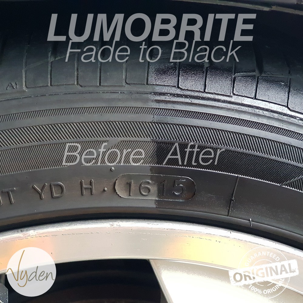 Penghitam Body Motor Mobil LUMOBRITE 168 Fade To Black Permanen Pengkilap Bodi Kasar Pengkilat Poles Trim Restorer Back to Black Magic