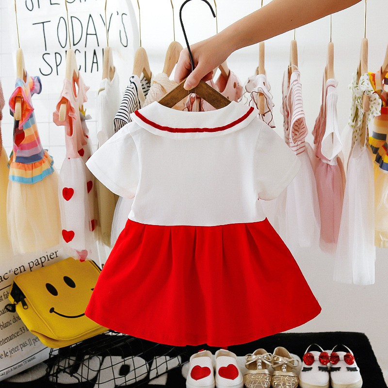 Dress bayi batita 659 baju anak bayi import Gaun Bayi Perempuan Korean Style-4