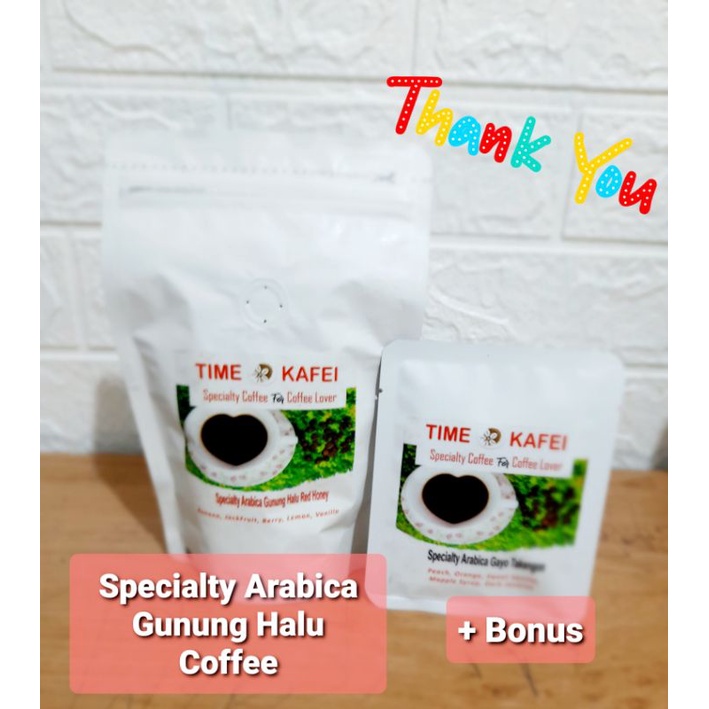 

KOPI GUNUNG HALU RED HONEY ARABIKA SPECIALTY GRADE 1 (100g) BIJI/GILING MEDIUM +BONUS SPECIALTY 10g