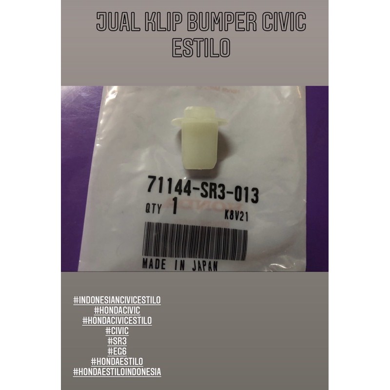KLIP Bumper Civic Estilo , Genio , Ferio