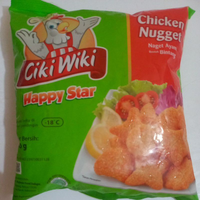 

ciki ciwi naget happy star 250 gr
