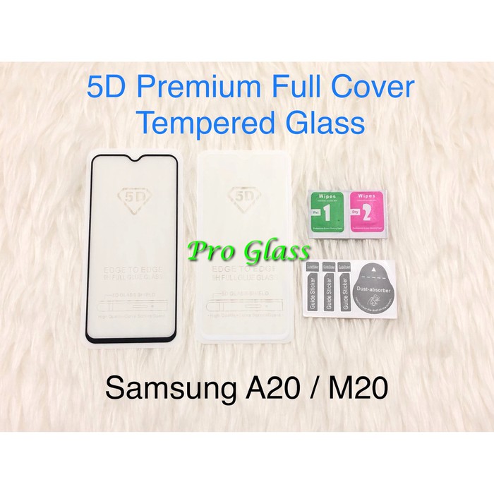 Samsung A20 M20 3D 4D 5D Full Cover Magic Glass Premium Tempered Glass