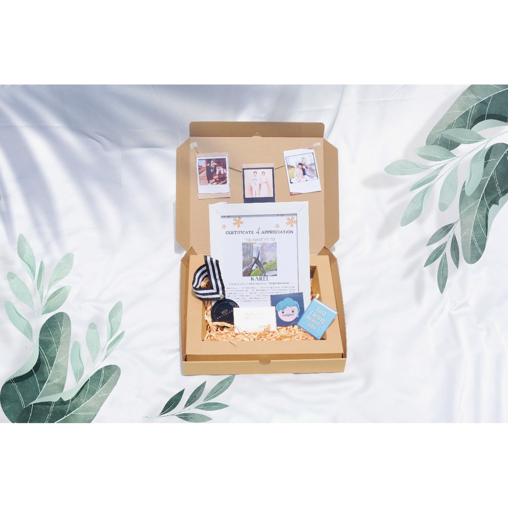 

Kado Cowok Ulang Tahun/Valentine/Hari Jadi | Best Boyfriend Certificate Award Custom (Besar)