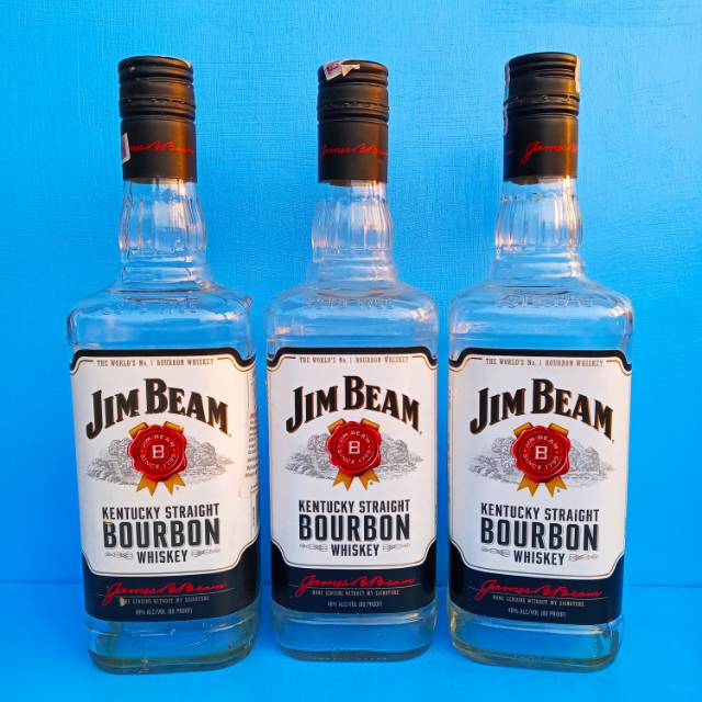 Botol bekas minuman keras import jimbeam