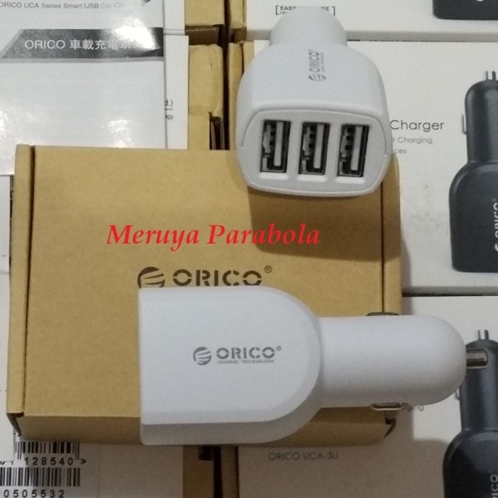 Orico Charger Mobil 3 Port USB HP SAMSUNG SONY UCA-3U