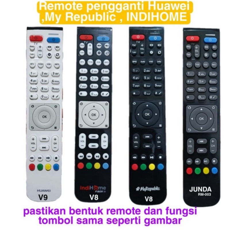 REMOTE STB MY REPUBLIC ZTE B860 V8 , V9 HUAWE