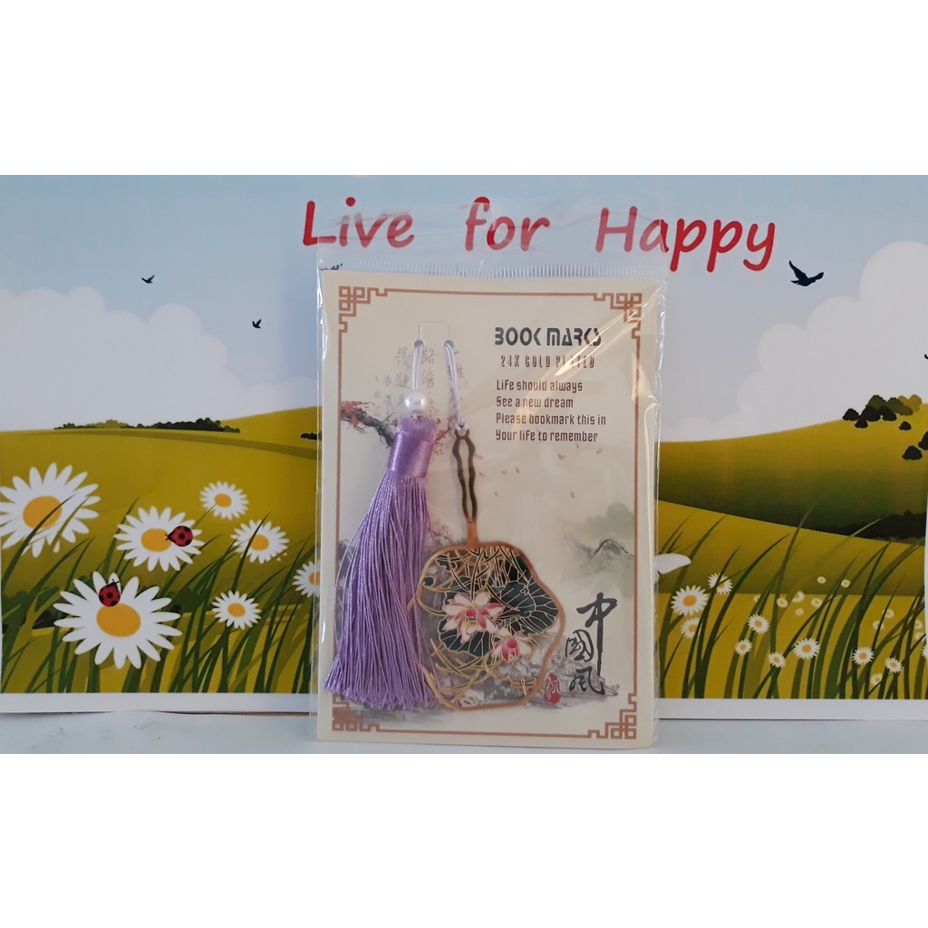 

Pembatas buku bookmark imported - oriental lotus