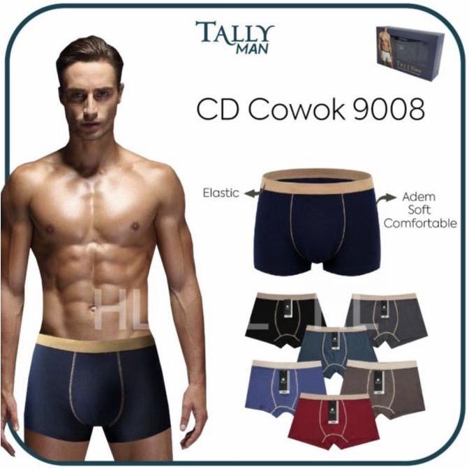 CD BOXER PRIA TALLY 9008 I SIZE M - XXXL Harga Per 1 Pc - BAHAN BAMBUU SUPER LEMBUT - BOXER PRIA DEWASA KATUN - BOXER COWOK LAKI TALLY - BOXER TALLY - ARA98STORE-