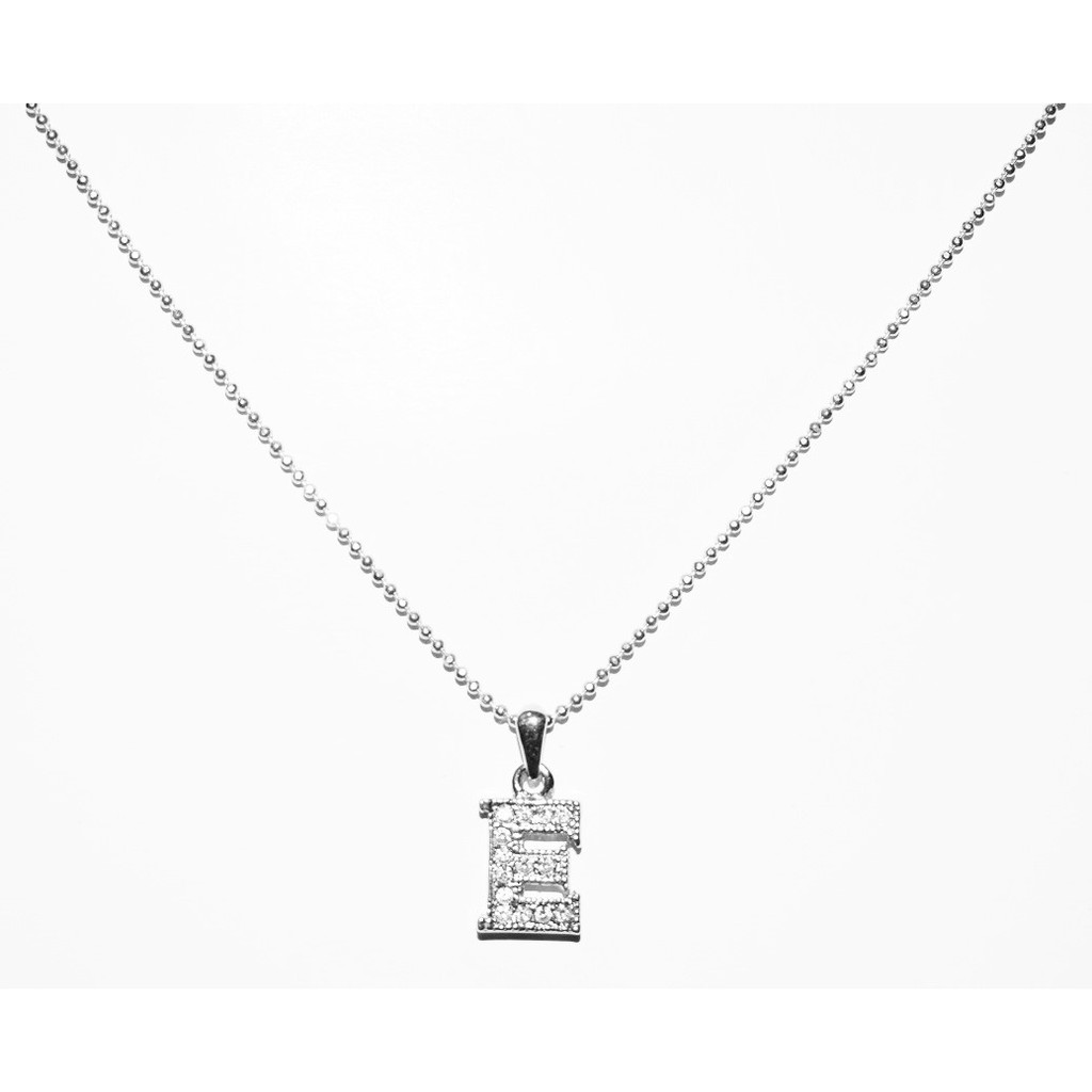 Eyo Jewelry Kalung Alfabeth E - Silver