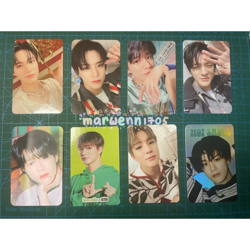 PHOTOCARD JENO OFFICIAL AR TICKET / KEYRING HOTSAUCE / HELLO / AR SELCA / LENTI RESONANCE / LEMONILO